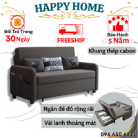 (FREESHIP) Sofa Giường Thông Minh, Giuong Ngủ Gấp Gọn Happy_Home, Giuong Sopha Tiết Kiệm Không Gian Có Ngăn Chứa