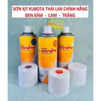 [Freeship] Sơn xịt máy gặt, máy kéo KUBOTA THÁI LAN sơn chống rỉ sét, độ bền cao máy cắt, máy cày, máy cấy