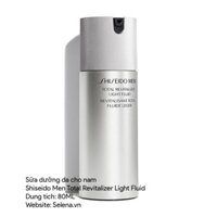 [FREESHIP]  Sữa dưỡng da cho nam Shiseido Men Total Revitalizer Light Fluid 80ML