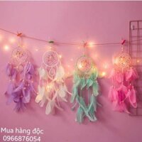 [FREESHIP-TẶNG MÃ 20K] Quà Trang Trí Lông Vũ Đèn LED sáng bững những ước mơ