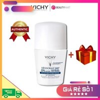 [Freeship+Tặng quà] Lăn khử mùi, giảm mồ hôi Vichy trắng cho bà bầu chính hãng Pháp - BeautyMart