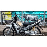 [FreeShip]  Tem rời Wave 125i - Mẫu bạc đen đơn giản -  cực đẹp