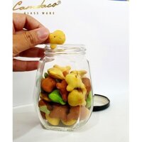 FREESHIP TOÀN QUỐC 50K - Combo 8 Hũ Thủy Tinh Bát Giác 350ML Đựng Mật Ong Và Thực Phẩm Camdaglassco