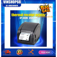 Freeship toàn quốc - Máy in mã vạch, tem nhãn, tem trà sữa XPrinter XP360B / 360 /360B in siêu nhanh, bền, đẹp