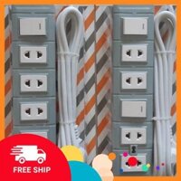[FreeShip Toàn Quốc] Ổ CẮM ĐIỆN PIPO PP028 LOẠI XỊN (1 công tắc, 5 lỗ)