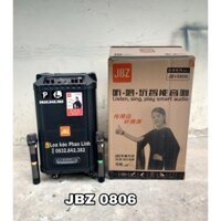 [Freeship toàn quốc từ 50k] Loa kéo mini JBZ JB-0806, loa karaoke 2.5 tấc kèm 2 mic