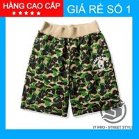 [Freeship Toàn Quốc]Quần short Bape Full Tag Túi, quần áo Bape, áo thun unisex thuộc street style