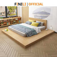 [FREESHIP TPHCM ] Giường ngủ bệt FINILI phong cách hiện đại dễ dàng lắp ráp FNL558