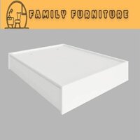 [FREESHIP TPHCM] Giường ngủ hiện đại FAMILY gỗ MDF tự lắp đơn giản 2 hộc kéo F572