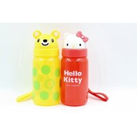 [FREESHIP TỪ 200K] Bình nước vòi hút Skater 350ml hình gấu và hình hello kitty