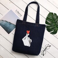[FREESHIP] Túi Tote Dorynee Vải Jean TG051