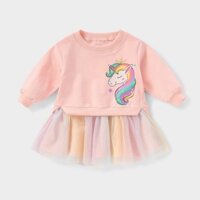 [FREESHIP] Váy Hồng Ngựa Pony bé gái