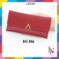 FreeShip Ví nữ dài cầm tay dạng bì thứ. ví cầm tay dài siêu đẹp khoá chữ v MT127