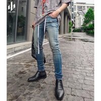 Freeship + Voucher 20k QUẦN JEANS DÀI NAM SKINNY WASH RÊU TRƠN SIÊU XỊN ĐẸP (ẢNH THẬT 100%) *