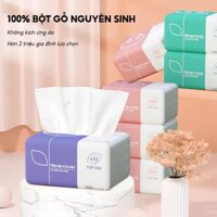 [Freeship - Voucher giảm giá] Thùng 30 Gói Giấy Ăn Top Gia, 4 Lớp Cao Cấp Mix 3 Màu
