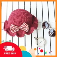 FreeShip] [Xả Hàng] Mũ Trẻ Vành sóng - Mũ bé gái - Mũ trẻ em dễ thương - Mũ mùa hè