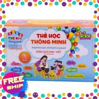 [FREESHIP-XẢ KHO] Bộ Thẻ Học Thông Minh 16 Chủ Đề- 416 Thẻ Song Ngữ Cho Bé