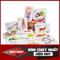 [FREESHIP-XẢ KHO] Bộ Thẻ Học Thông Minh 16 Chủ Đề- 416 Thẻ Song Ngữ Cho Bé