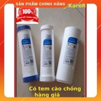 [Freeship - Xả kho] Combo 3 lõi lọc nước Karofi số 1 - 2 - 3 chính hãng/ Lõi lọc thô