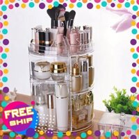 [FREESHIP-XẢ KHO] Kệ Mỹ Phẩm Trụ Xoay MICA 360 Độ Giúp Dễ Điều Chỉnh Và Xoay Khay Đựng Nhiều Món Đồ Mỹ Phẩm Cần Dùng