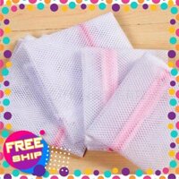 [FREESHIP-XẢ KHO] Túi Lưới Giặt Đồ WASH Loại Lớn Kích Thước 50 x 60 cm Giúp Giải Quyết Quần Áo Bị Cọ Xát Vào Máy Giặt Kh