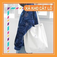 [FreeShip – Xả kho] Túi tote vải bố đựng đồ canvas đeo chéo NETA TX14