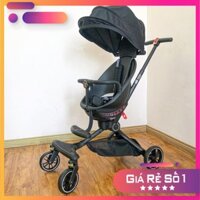 FREESHIP  Xe đẩy 2 chiều Baobaohao V8 Màu Đen dạo chơi gấp gọn hàng chính hãng bảo hành 12 tháng