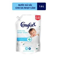(freeship50k)Nước xả vải Comfort Cho Da Nhạy Cảm túi 1.6L