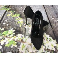 [FREESHIP_70K] [ẢNH THẬT] Cao gót nhọn 10p BÍT mũi kim tuyến