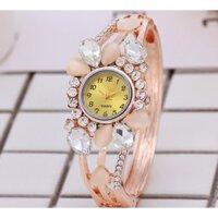 FREE_SHIP_99K Đồng Hồ Nữ Giá Rẻ - Đồng Hồ Nữ Chạm Khắc Hoa Lá
