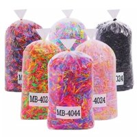 [FREESHIP❤️] 1 Kg dây chun, dây nịt buộc tóc loại màu đen và nhiều màu