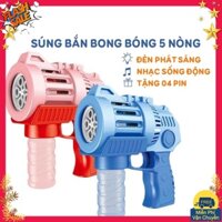 [FREESHIP❤️] Đồ Chơi Súng Bắn Bong Bóng 2 Màu Cho Bé Tặng Lọ Dung Dịch Xà Phòng