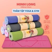 [FREESHIP❤️] THẢM TẬP YOGA , THẢM TẬP GYM TPE ĐỊNH TUYẾN CAO CẤP 2 LỚP 6MM VÀ 8MM 10MM