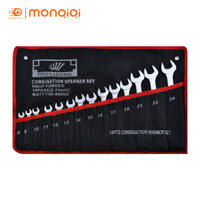 【FREESHIP】Bộ cờ Lê (cle )8-24 YEII 14 CHI TIẾT ( USA STANDARD ) khóa vòng miệng