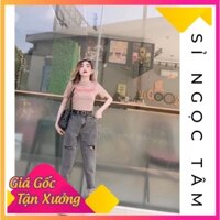 [FREESHIP_Hàng Auth] [FREESHIP_Hàng Thái Lan] Quần baggy jean rách gối bằng xám khói hàng fullsize - Sỉ Ngọc Tâm