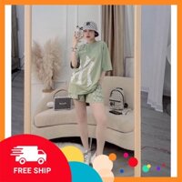 [FREESHIP_Hàng Auth] [FREESHIP_Hàng Thái Lan] Set Bộ N..Y Kèm Quần Short- Đồ bộ nữ mặc nhà chất liệu  Cotton 100% Siêu H