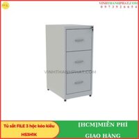 [FREESHIPHCM] Tủ sắt FILE 3 hộc kéo kiểu HS3H1K