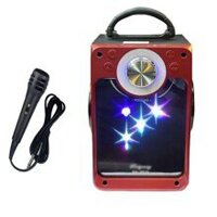 [FREESHIP]Loa Kéo Karaoke Bluetooth Mini MN-03 - Màu đỏ