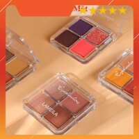 [FreeshipMax] Bảng phấn mắt Lameila 4 ô màu LE4