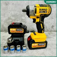 🌹FREESHIP🌹Máy siết bulong dùng pin không chổi than 199V Dewalt lực siết 450NM tặng kèm bộ phụ kiện 07 chi tiết