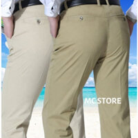 [FreeShip]Quần Dài Nam Ống Suông kaki Chất Vải Dày Đẹp Không Co giãn Full Size 45-100kg