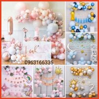 (freeship)(sét y hình)COMBO Set Trang Trí Sinh Nhật Cho Bé Trai Bé Gái ( có lá ),trang trí thôi nôi,sét hàn quốc