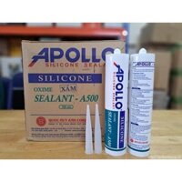 [Freeship]Thùng (25 chai) silicone Apollo A500, Keo silicone dán nhôm kính Apollo A500, Silicone Apollo A500 trong - đục