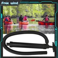 FreeWind Bơm tay bằng nhựa với ống dễ cầm đa năng di động cho thuyền đánh cá du thuyền (màu đen)