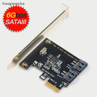 [FREG] SATA PCI-E Adapter 4 Port PCI Express X4 X8 X16 To SATA 3.0 Interface 6Gbps Rate Expansion Card Controller ASM1164 Plug And Play FDH