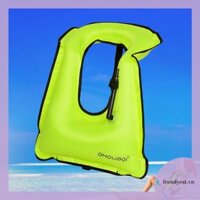 [Frendyest.vn] Áo lặn bơm hơi Áo bơi có thể điều chỉnh để bơi thuyền Kayak chèo thuyền