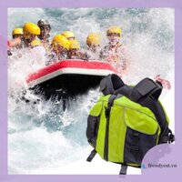 [Frendyest.vn] Áo phao nổi có thể điều chỉnh Áo phao cứu sinh phản quang để câu cá chèo thuyền