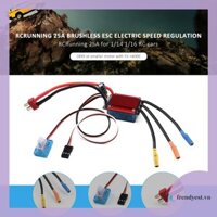 [Frendyest.vn] Bộ điều khiển tốc độ điện tử chống nước ESC không chổi than cho xe RC 1 / 14 1 / 16