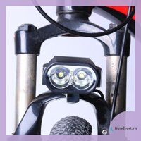 [Frendyest.vn] Đèn pha LED xe đạp điện 36V 48V 60V Đèn trước còi xe đạp điện