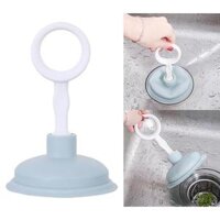 freneci Pipeline Dredge Plunger Suction Pipe Cleaner Drain Bath Sink Cleaning - Blue